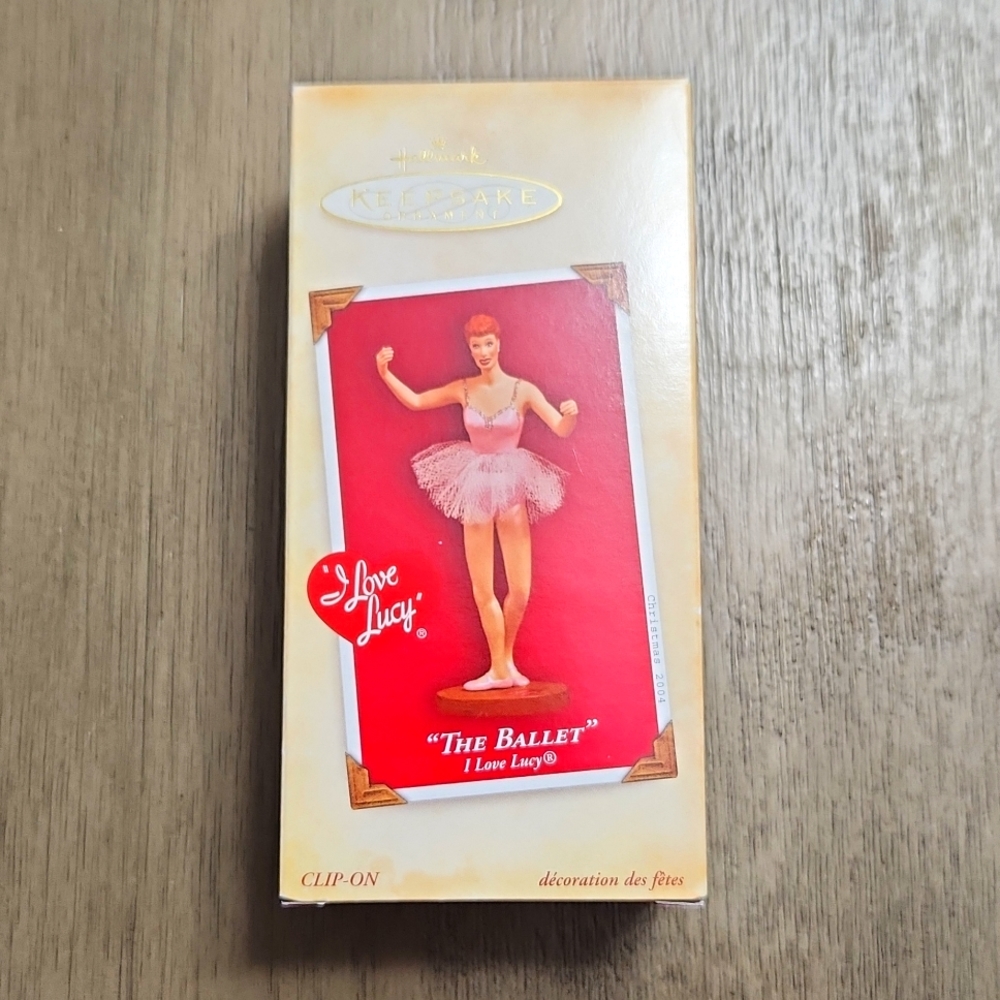 New Hallmark Keepsake I Love Lucy the Ballet Clip on Ornament